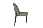 Valent Dining Chair Leather  Grey