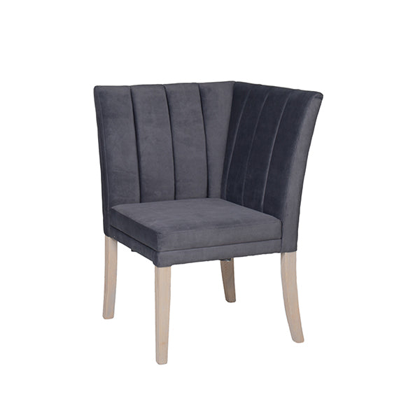 Valent Corner Section of Bench 680  Dark Grey