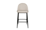Shop Online for the Finest Quality Bar Stool Ireland - Valent Bar Stool Leather Taupe Cream
