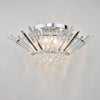 Nimbus 5 Light Flush Crystal and Polished Chrome life style picture