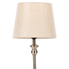Dani Mini Buffet Lamp Bronze 53cm  with a beige lamp shade