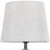 Dani Mini Buffet Lamp Silver Grey 53cm close view picture of the grey shade