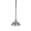 Dani Mini Buffet Lamp Silver Grey 53cm close view picture of the silver base