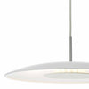 Enoch Pendant White & Stainless Steel LED close view picture of the LED plate