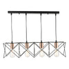 Midi 4 Light Bar Pendant Matt Black picture on the white background