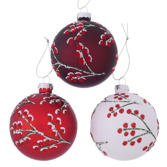 Christmas ball Winterberry Assortment