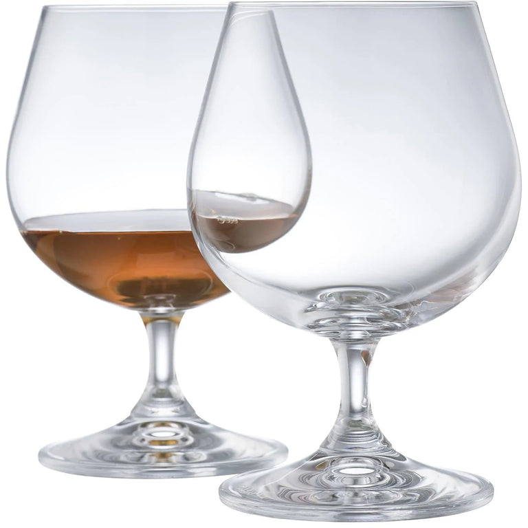 Galway Crystal Elegance Balloon Brandy Pair