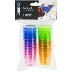 Chef Aid Shot Glasses Pack of 20