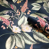 Paradise Garden Floral Wallpaper Navy Belgravia 6600