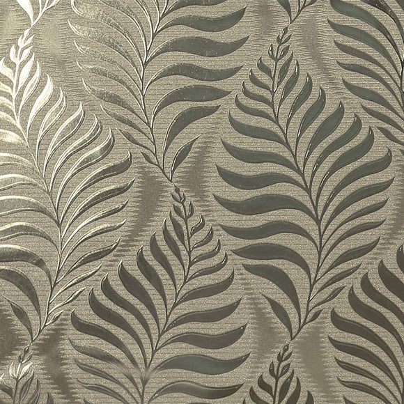 Metallic Reflective Foil Leaf Natural Wallpaper