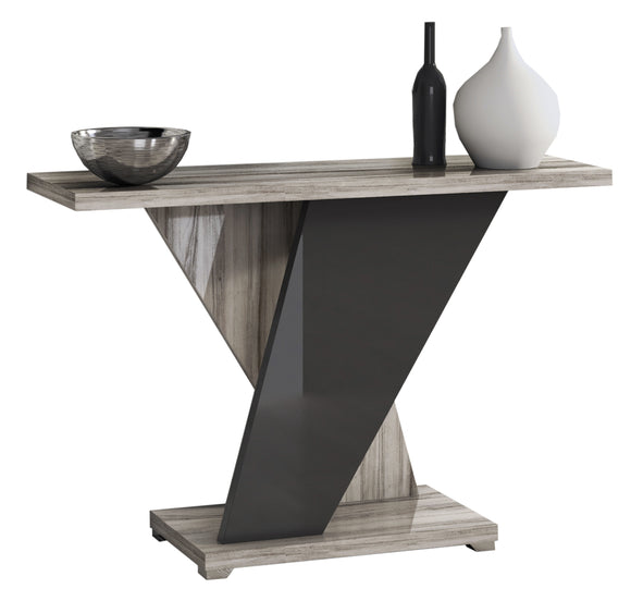 Glamour Grey Console Table