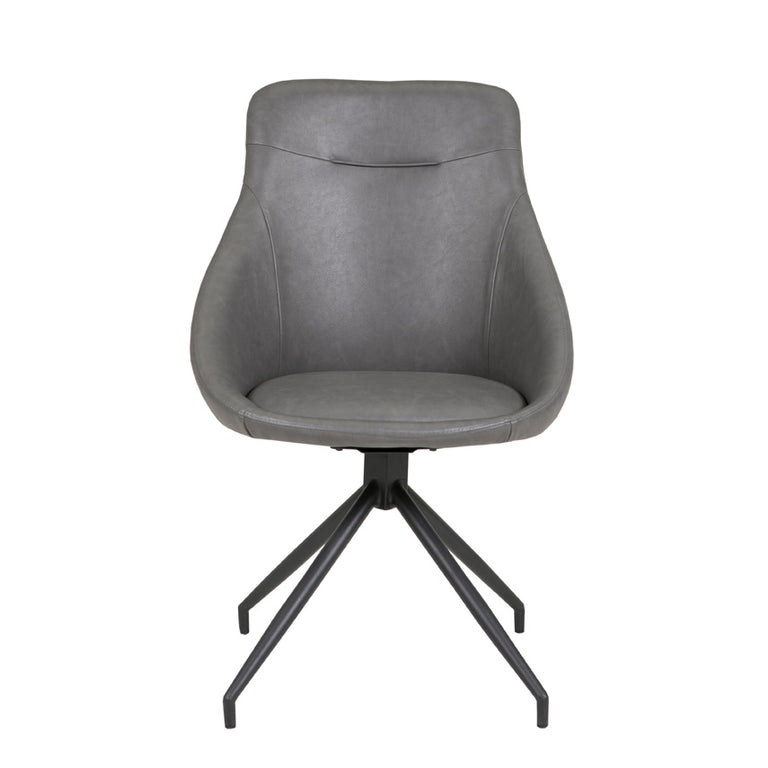 Hendrix Dining Chair - Grey (PU)