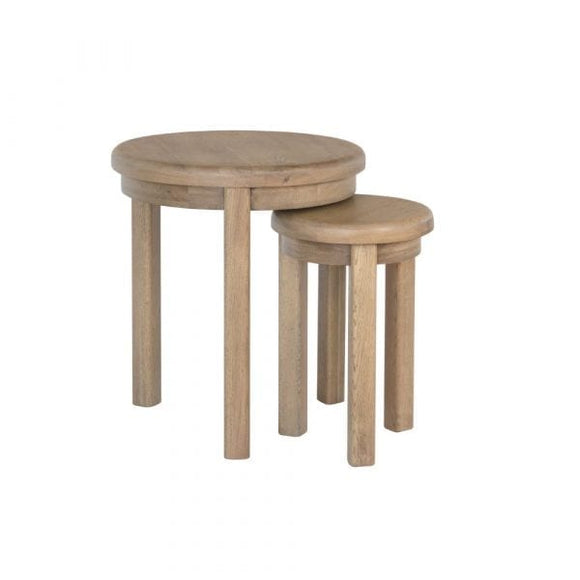 Modern Nesting: Hobson Round Tables.