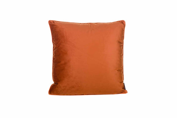 Velvet Piped Cushion 45x45cm  Copper