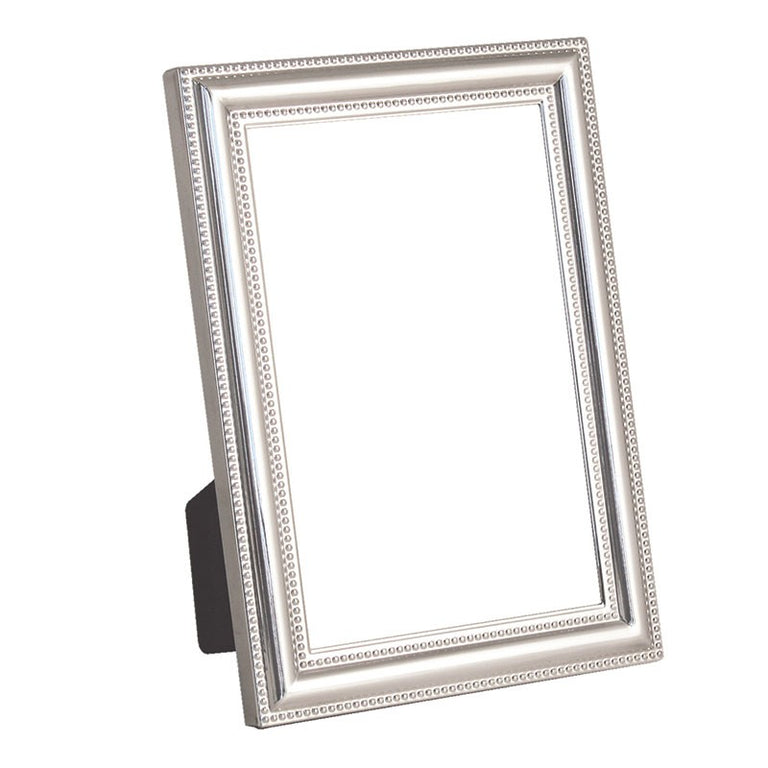 Beaded Edge Silver Plated Frame