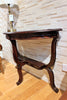 3 Leg Mahogany Console Table