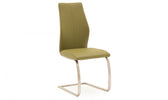 Shop for upholstered dining chairs online - Find the perfect blend of style and comfort with the Irma Dining Chair Olive.