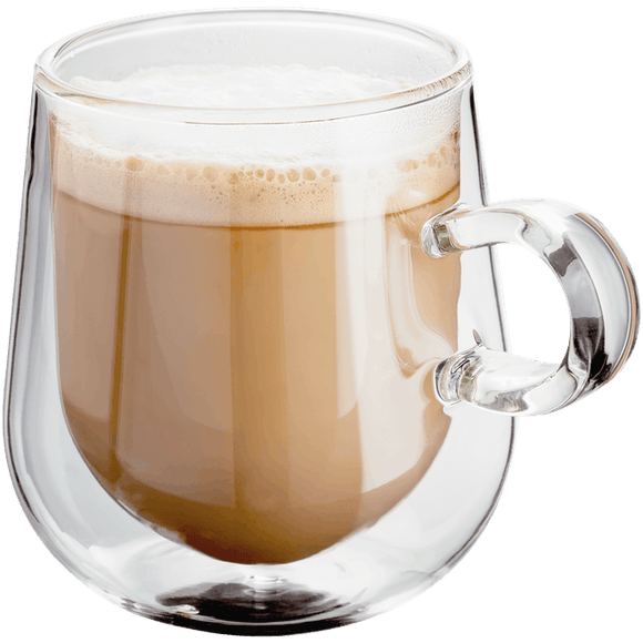 Betlex Irish Glass Coffees, Latte Cups, Set of 2 Cappuccino cup