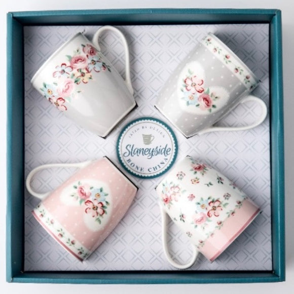 Slaneyside Pottery Ella Set of 4 Mugs