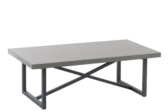 Grey Rectangular Coffee Table