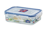 Lock  Lock Rectangular Food Container with 2 Compartments