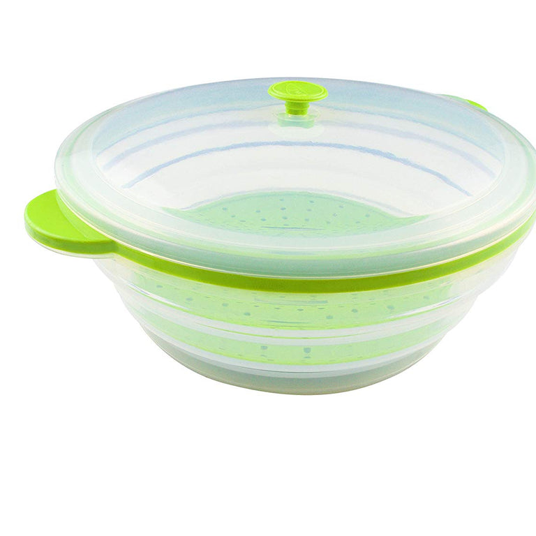 Collapsible Silicone SteamerCasserole DishFood Container