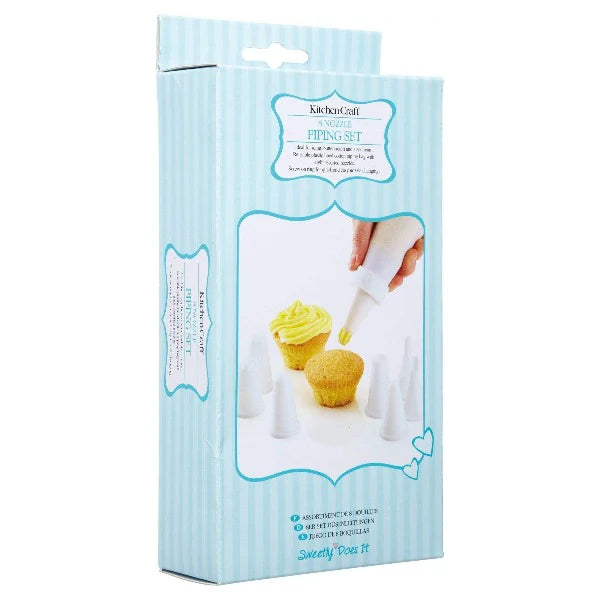 Sweetly Does It Plastic Piping Set With 8 Nozzles