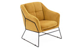 Klaus Accent Chair  Mustard