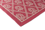 Laura Ashley Porchester Rug Poppy Red Indoor/Outdoor