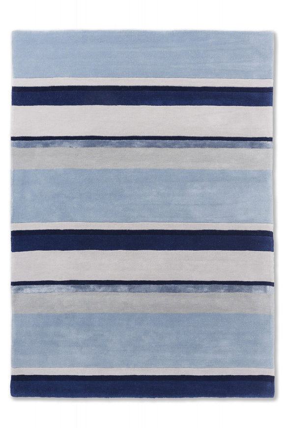 Laura Ashley Eaton Rug Dark Seaspray