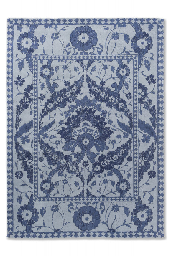 Laura Ashley Newborough Rug Dark Seaspray