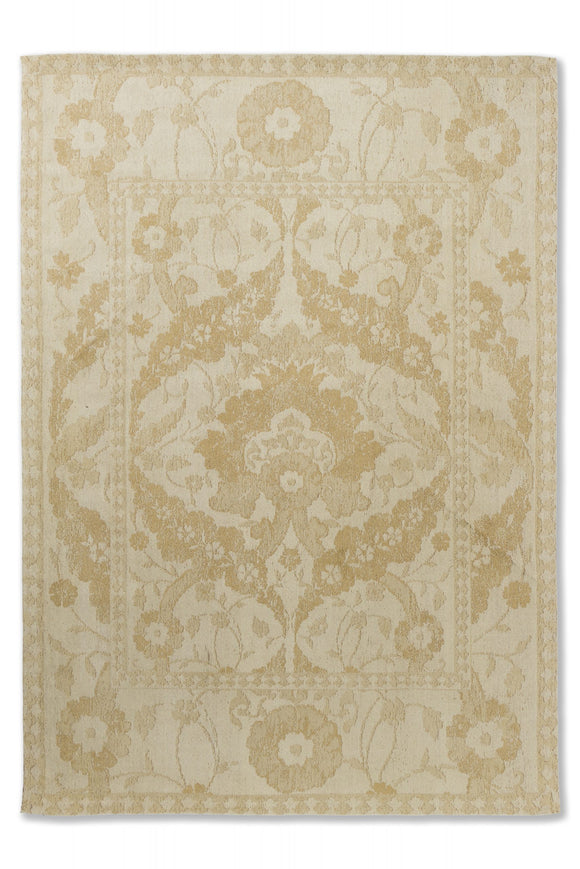 Laura Ashley Newborough Rug Pale Gold