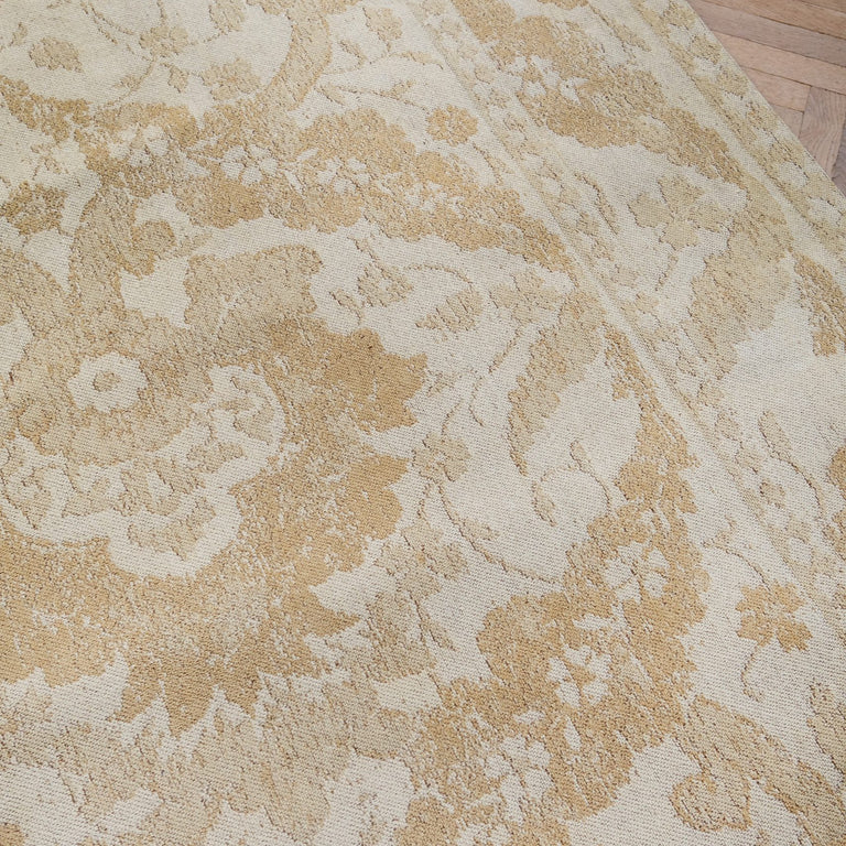 Laura Ashley Newborough Rug Pale Gold