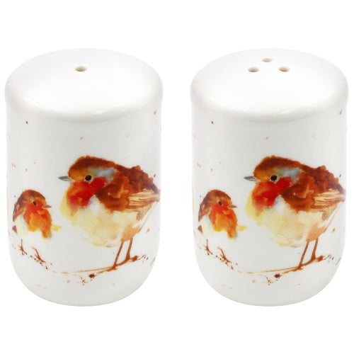 Lesser  Pavey Winter Robins Salt And Pepper