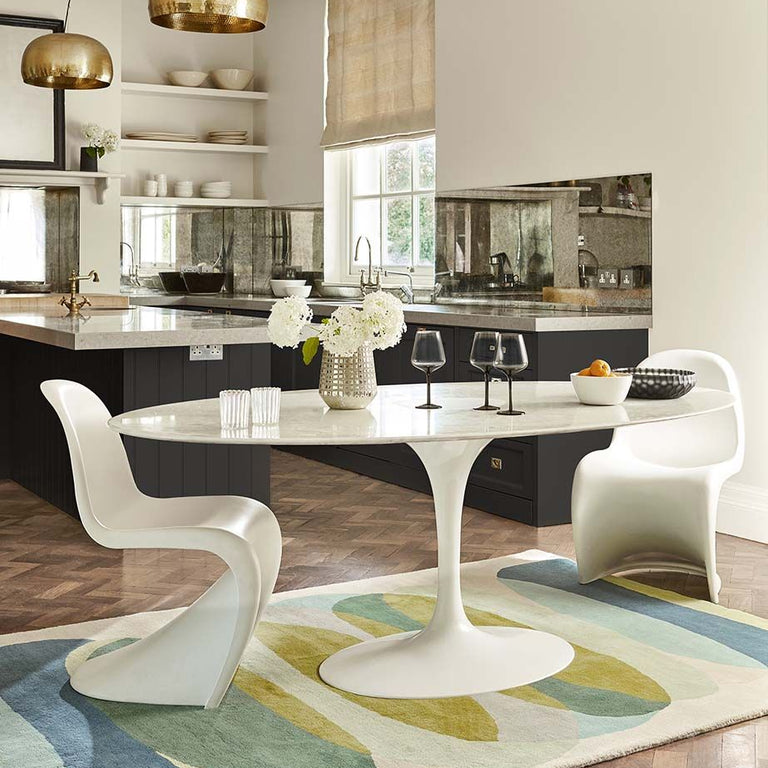 Harlequin Elliptic Rug Emerald