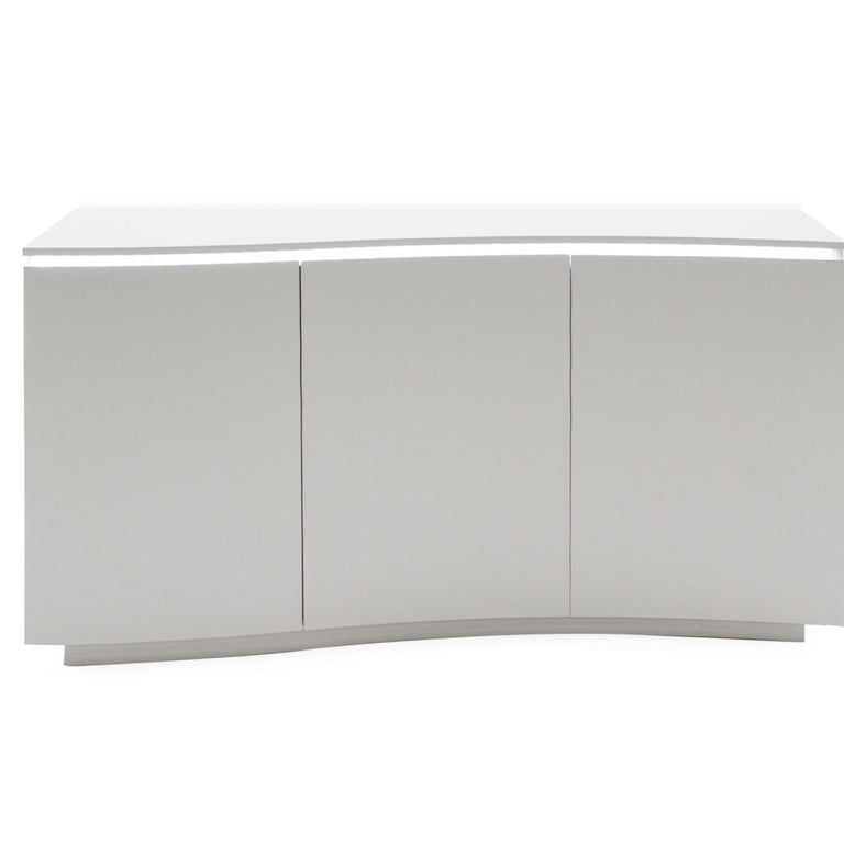 Lazzaro Sideboard  Light Grey Matt with LED