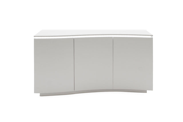 Lazzaro Sideboard  Light Grey Matt with LED