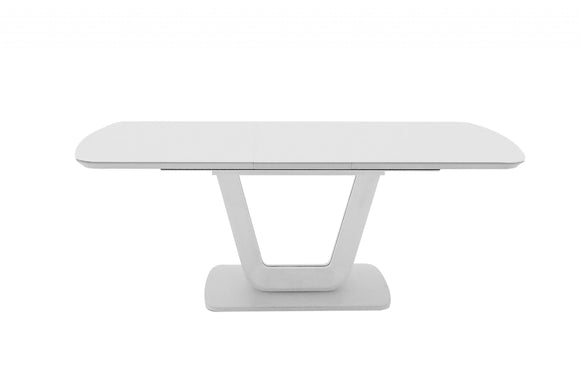 Lazzaro Dining Table Ext  White Gloss 16002000
