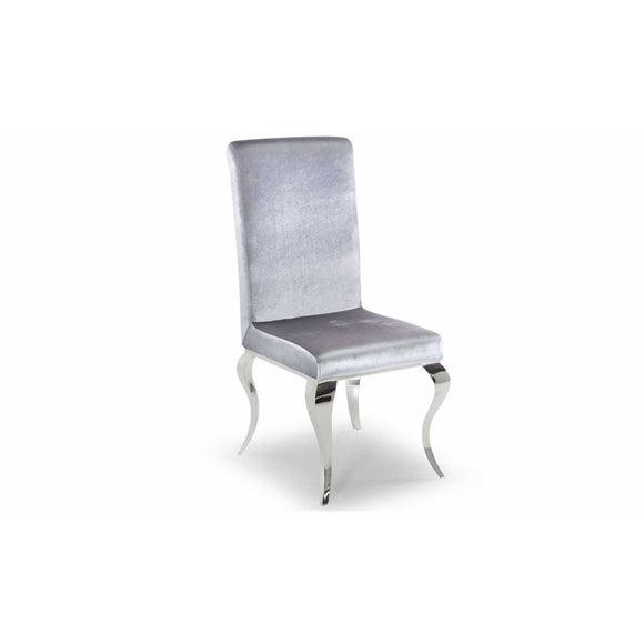 Louis Dining Chair  Silver