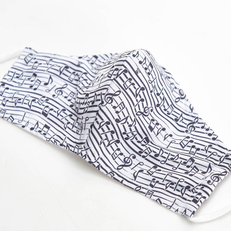 Reusable Face Covers  White Music