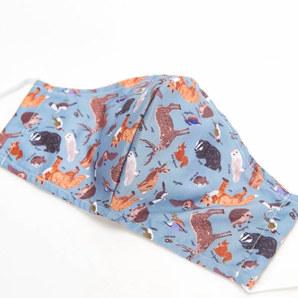 Reusable Face Covers  Olive Woodland