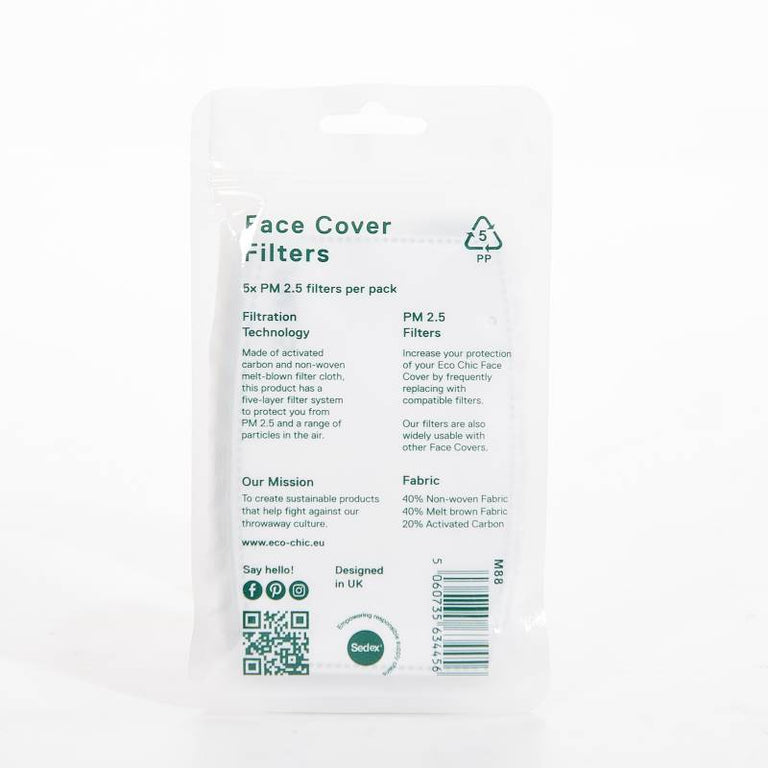 Face Cover 5 Filter Set