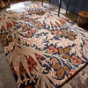 Morris & Co Artichoke Rug Amber Charcoal