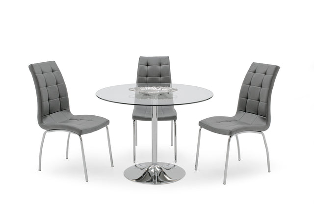 Orbit Dining Table 1000  Clear