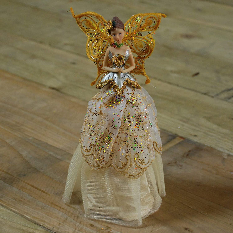 Gold Christmas Tree Top Angel 23cm