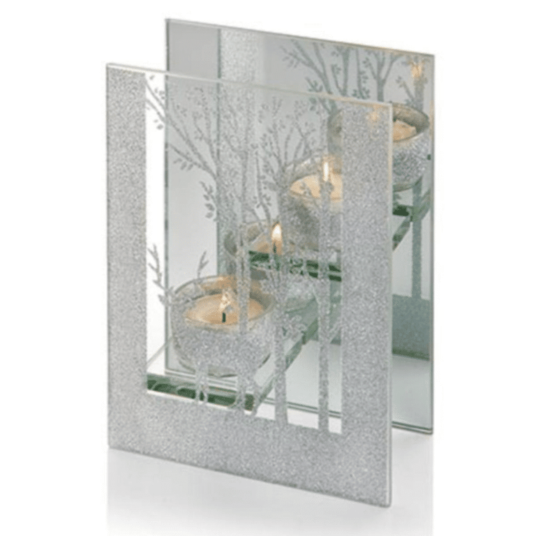 Tree Deer Scene Candle Holder