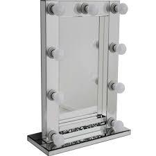 Hollywood 15 Bulb Free Standing Mirror