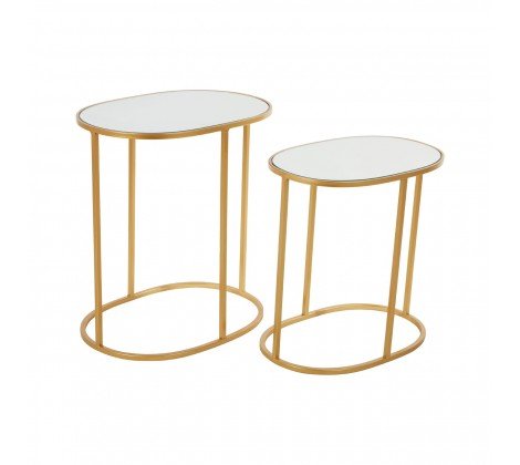 Avantis Set Of 2 Oval Side Tables