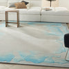 Nourison Prismatic Rug 22 Sea Mist Blue