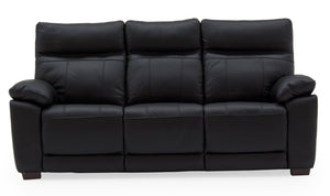 Enhance your living room with the Tropea 3 Seater Fixed Sofa in sleek black. This sofa exudes a sense of contemporary style and sophistication, featuring a fixed design that ensures lasting stability. Its black upholstery adds a touch of elegance and versatility to any modern home decor.